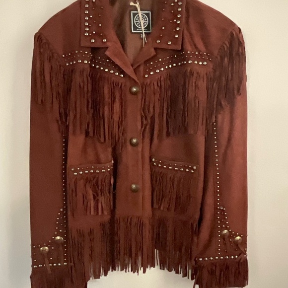 DOUBLE D RANCH    CICILICA WATANYA   FRINGED  SIZE  2X  NWT - Picture 1 of 7